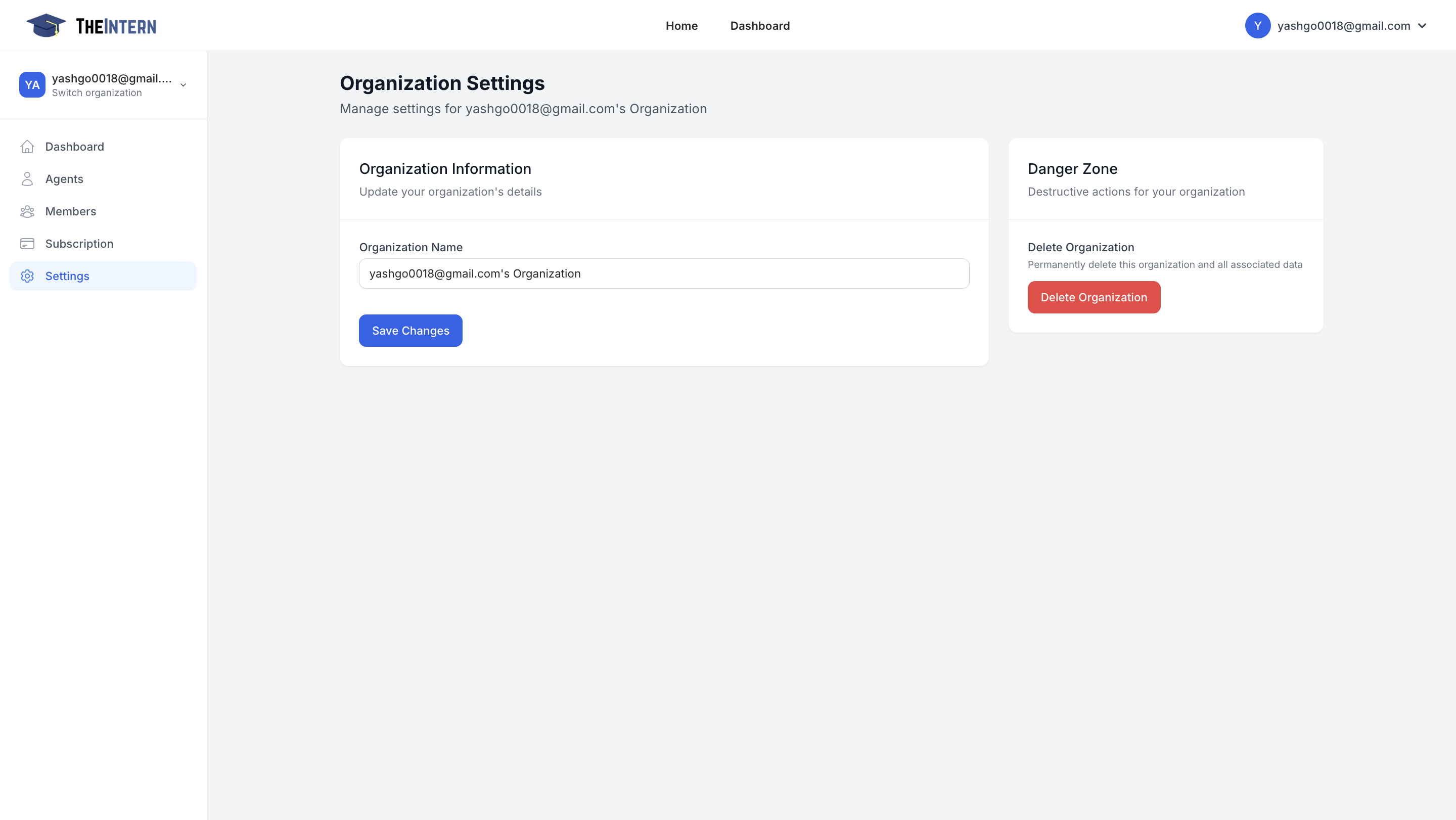 Organization Management